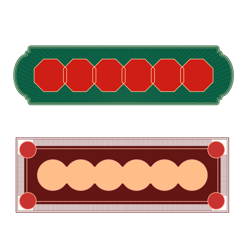 复古港风标题框高清PNG透明免扣设计素材免费下载