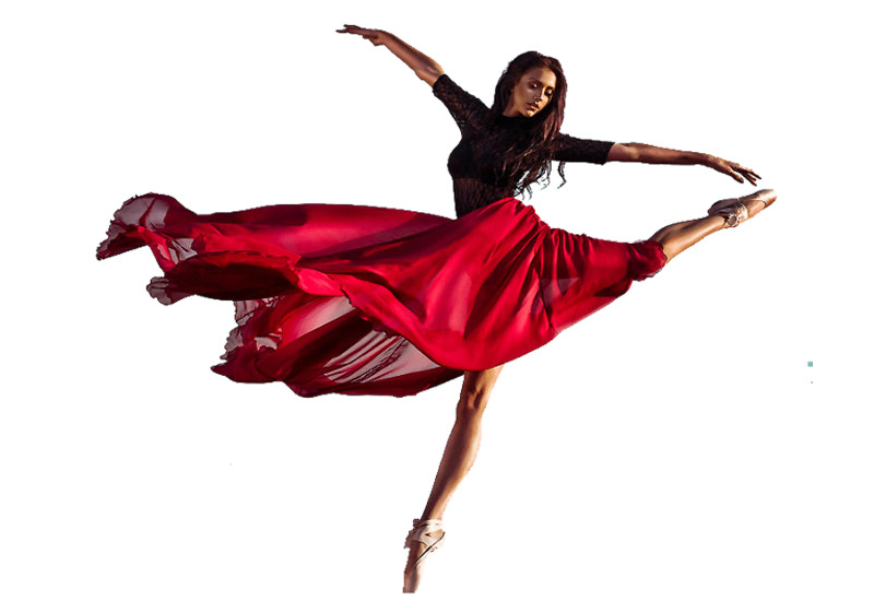 翩翩起舞芭蕾舞者高清PNG透明免扣设计素材免费下载