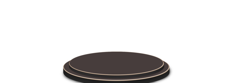 黑色椭圆舞台高清PNG透明免扣设计素材免费下载