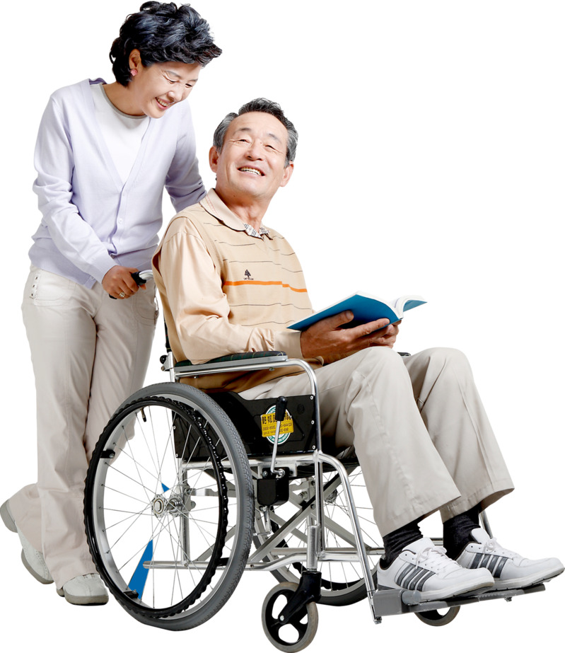 轮椅老人医院高清PNG透明免扣设计素材免费下载