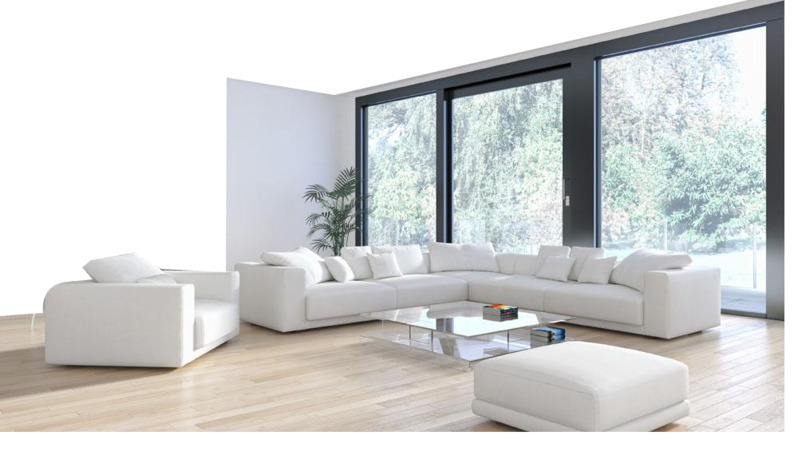 小客厅落地窗高清PNG透明免扣设计素材免费下载