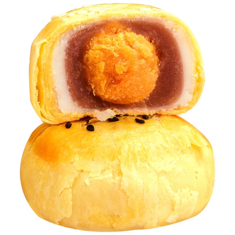 蛋黄酥中式糕点高清PNG透明免扣设计素材免费下载