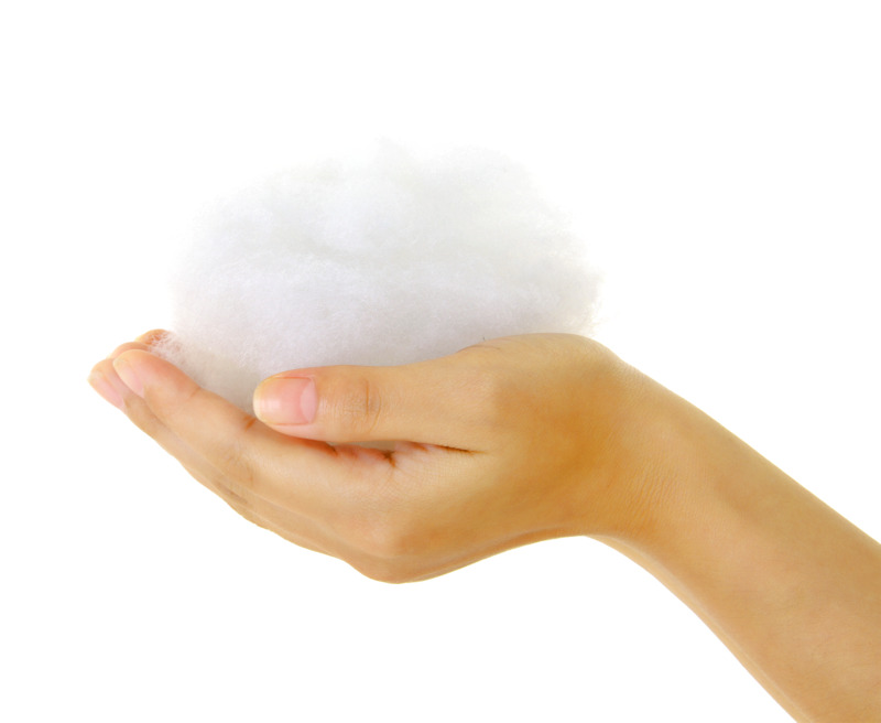 黄色手捧棉花装饰图案高清PNG透明免扣设计素材免费下载