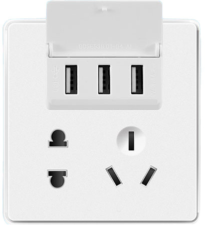 带USB直充插座高清PNG透明免扣设计素材免费下载