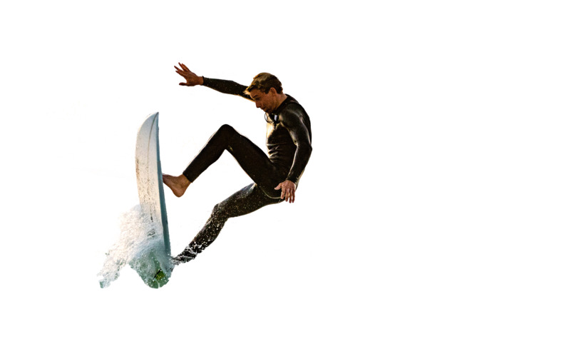 海上冲浪高清PNG透明免扣设计素材免费下载