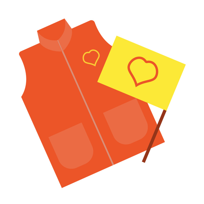 志愿者服饰公益插画高清PNG透明免扣设计素材免费下载