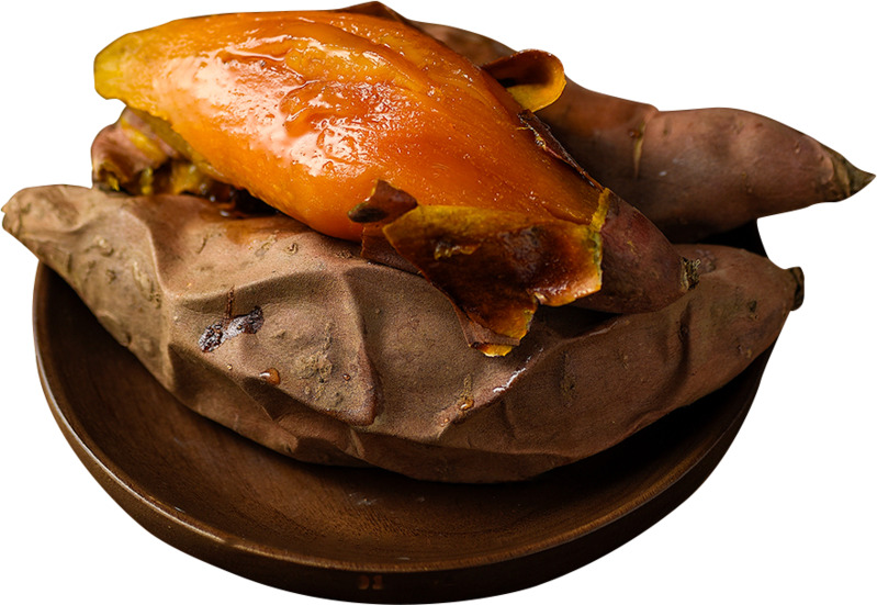 美味烤红薯高清透明PNG免扣元素图片设计素材免费下载