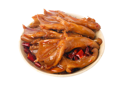 好看的卤鸭掌高清PNG透明免扣设计素材免费下载