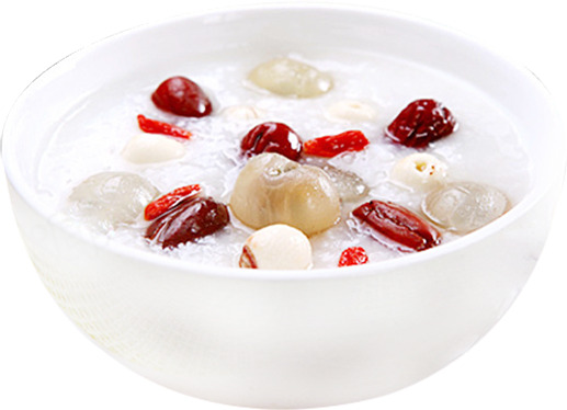 桂圆红枣莲子粥高清PNG透明免扣设计素材免费下载