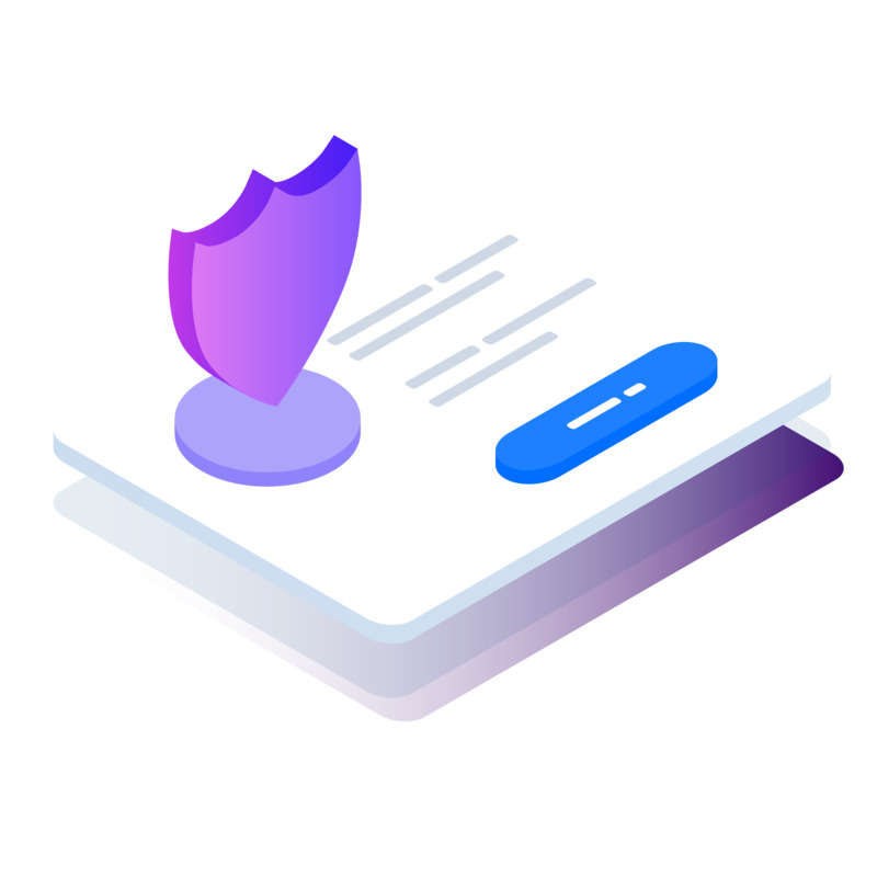 2.5D信息安全装饰高清PNG透明免扣设计素材免费下载