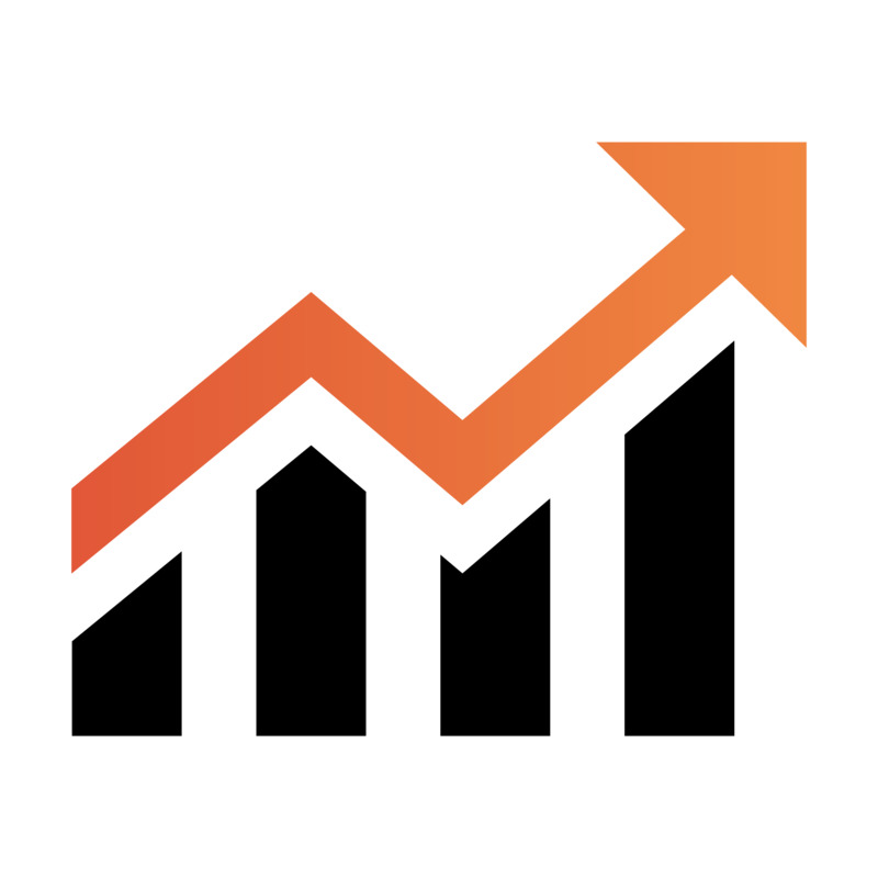 投资理财上涨图标高清PNG透明免扣设计素材免费下载