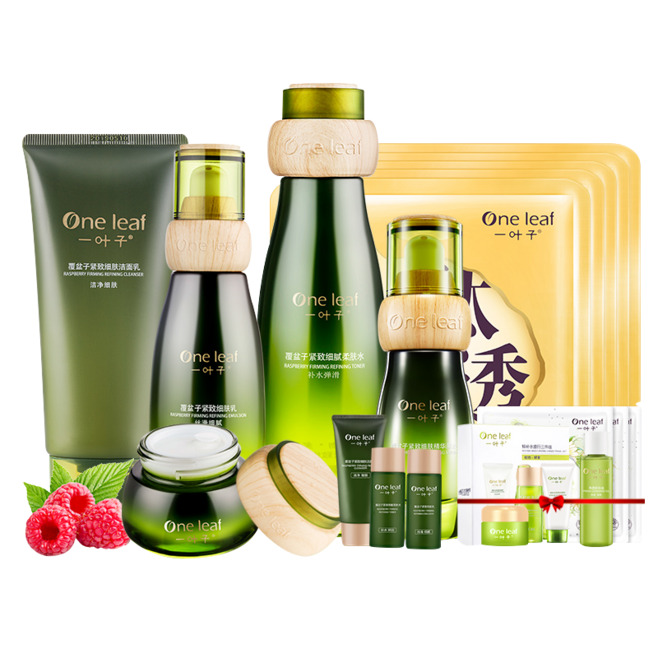 一叶子护肤品高清PNG透明免扣设计素材免费下载