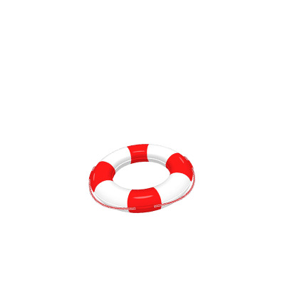 崭新游泳圈高清PNG透明免扣设计素材免费下载