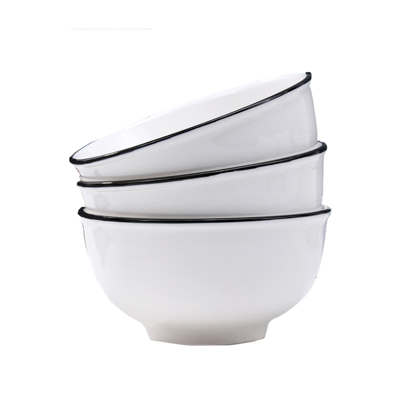 餐具白色陶瓷碗高清PNG透明免扣设计素材免费下载