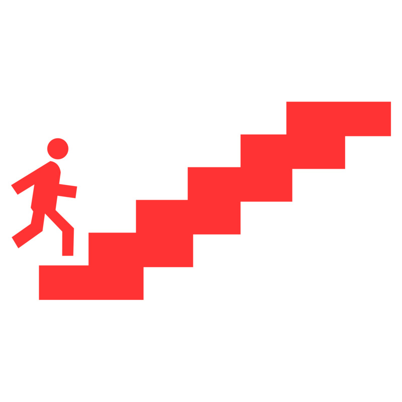 矢量上楼台阶楼梯高清PNG透明免扣设计素材免费下载