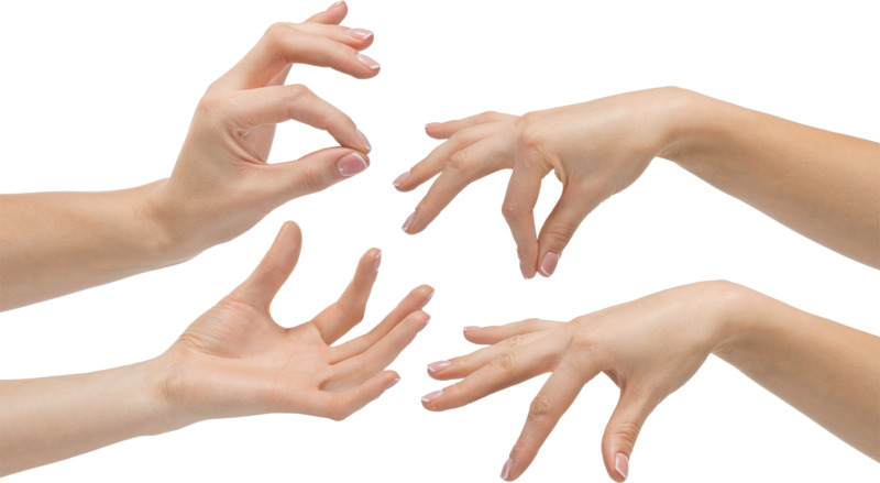 手势动作高清PNG透明免扣设计素材免费下载