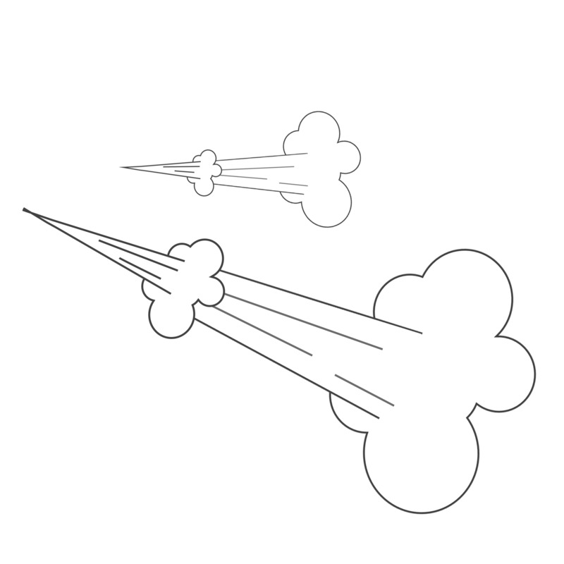 车辆尾气排放高清PNG透明免扣设计素材免费下载