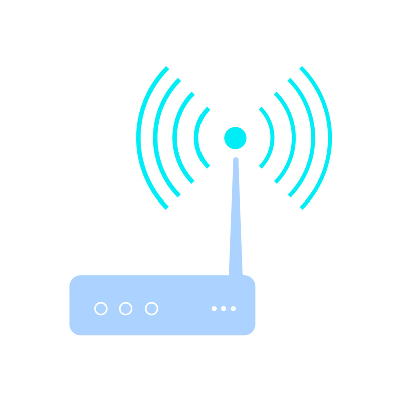 WiFi网络信号路由器高清PNG透明免扣设计素材免费下载