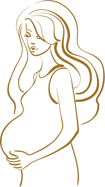 孕妇矢量图高清PNG透明免扣设计素材免费下载