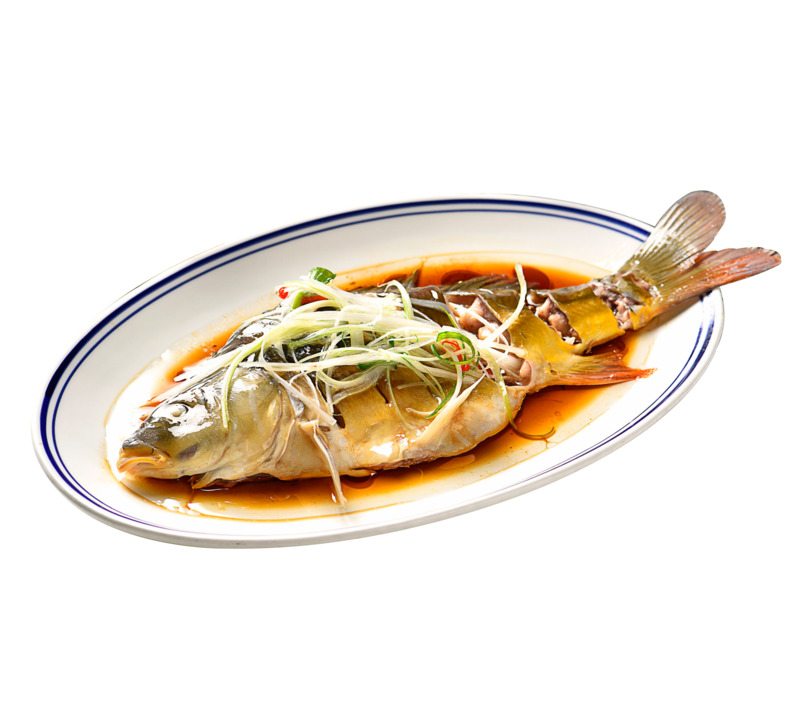美味蒸鱼高清PNG透明免扣设计素材免费下载