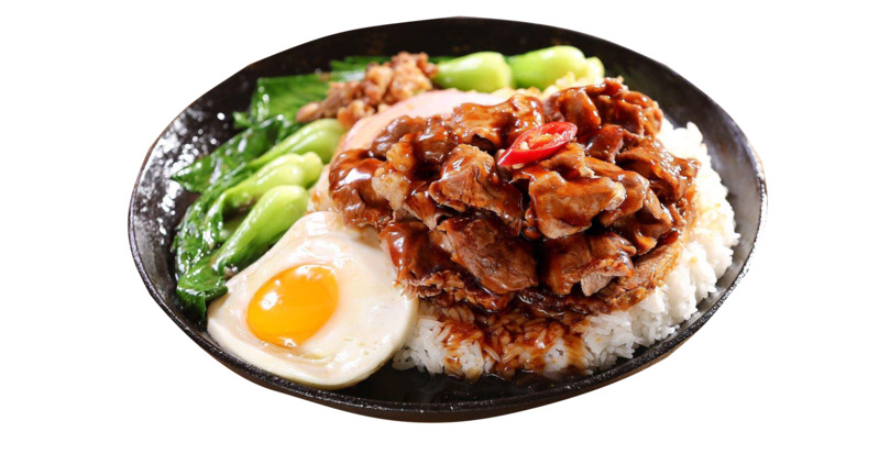 肥牛饭肥牛盖浇饭高清PNG透明免扣设计素材免费下载