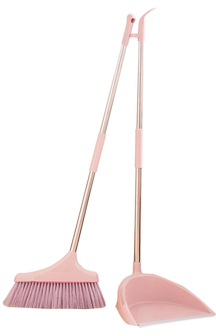 扫把清扫套装高清PNG透明免扣设计素材免费下载