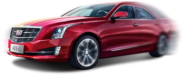 凯迪拉克红色汽车高清PNG透明免扣设计素材免费下载