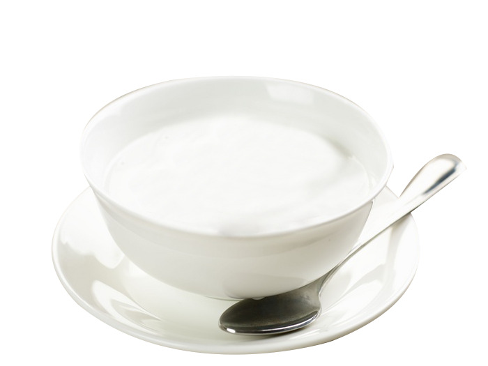 原味双皮奶白碗高清PNG透明免扣设计素材免费下载