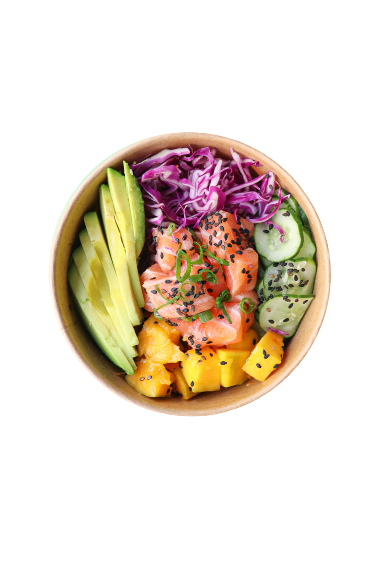 一碗美味轻食沙拉高清PNG透明免扣设计素材免费下载