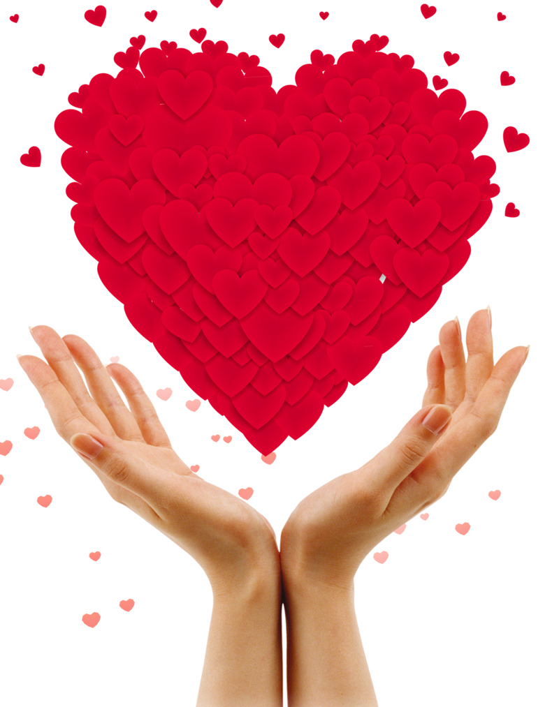 爱心慈善公益宣传展板高清PNG透明免扣设计素材免费下载