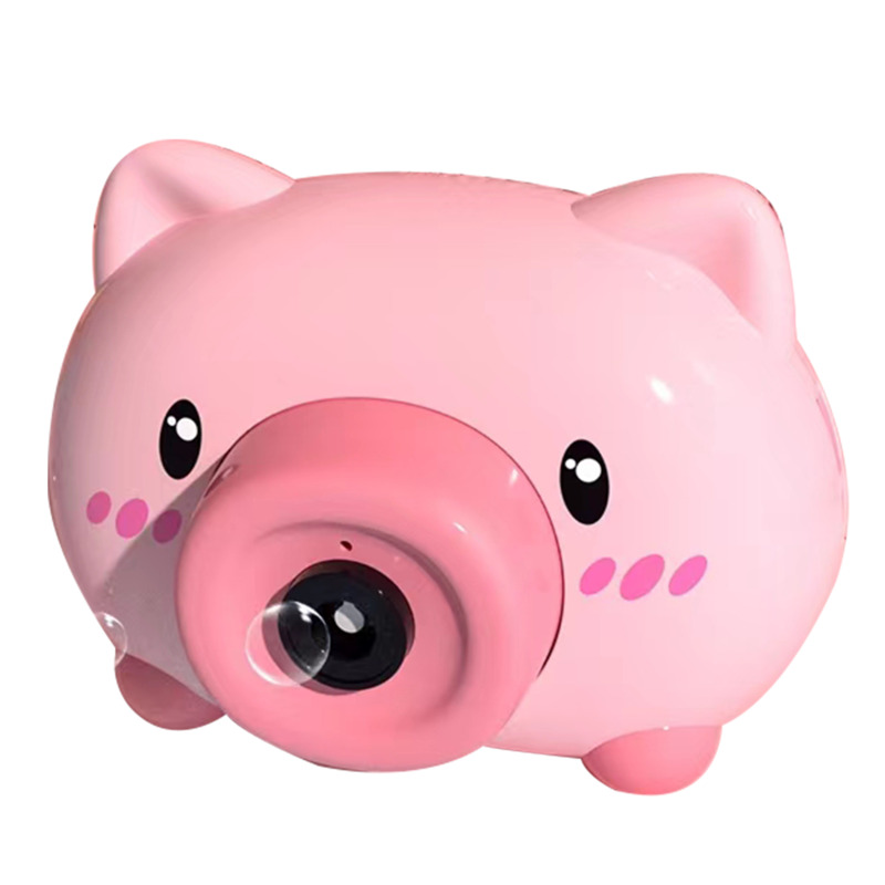 粉红色泡泡机高清PNG透明免扣设计素材免费下载