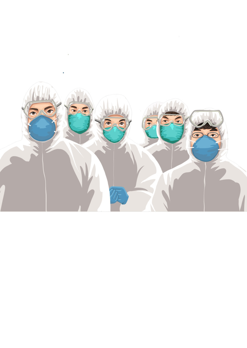 疫情前线医护人员高清PNG透明免扣设计素材免费下载