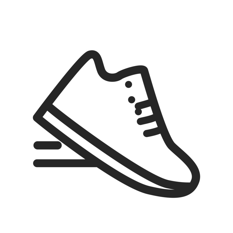 卡通黑色鞋子图标高清PNG透明免扣设计素材免费下载