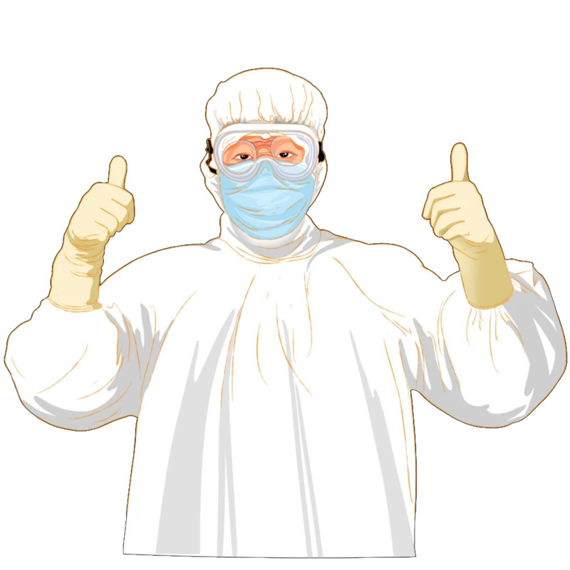 疫情加油勇敢战士高清PNG透明免扣设计素材免费下载