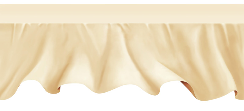 飘逸桌布与展示台高清PNG透明免扣设计素材免费下载