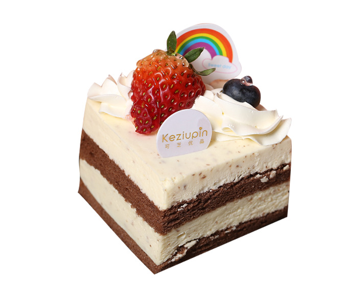 巧克力草莓奶油蛋糕高清PNG透明免扣设计素材免费下载