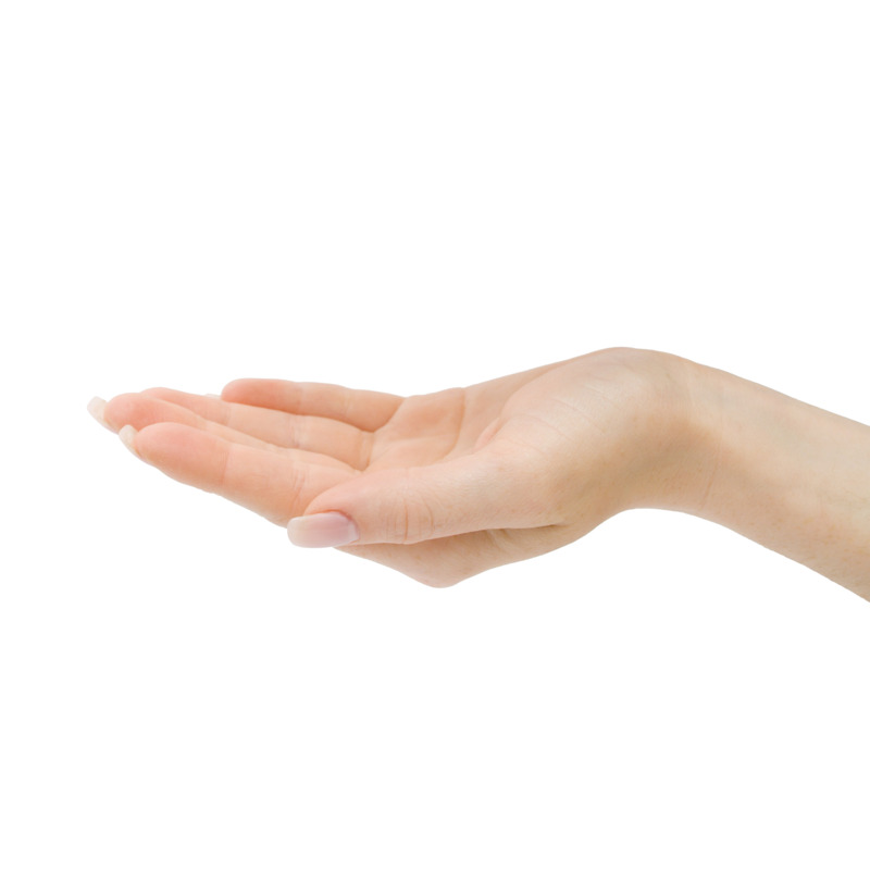 女性手掌托举高清PNG透明免扣设计素材免费下载