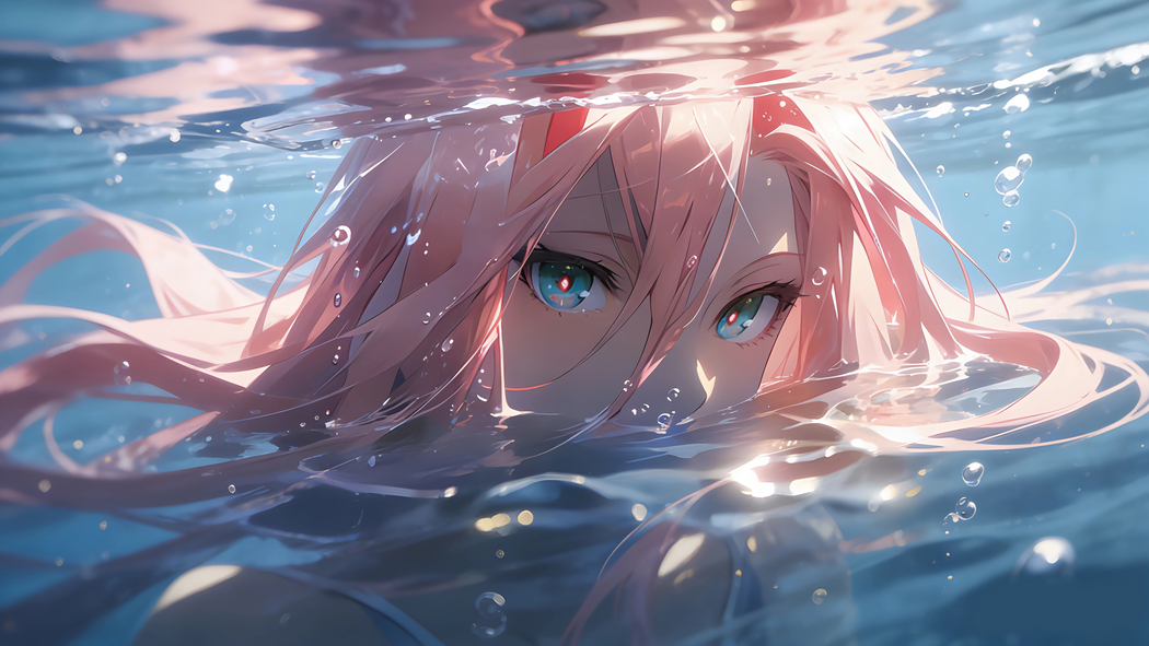 水下动漫女生粉色长发 4K高清3840x2160车机平板笔记本免费壁纸下载 水下动漫女生粉色长发 4K高清3840x2160车机平板笔记本免费壁纸下载