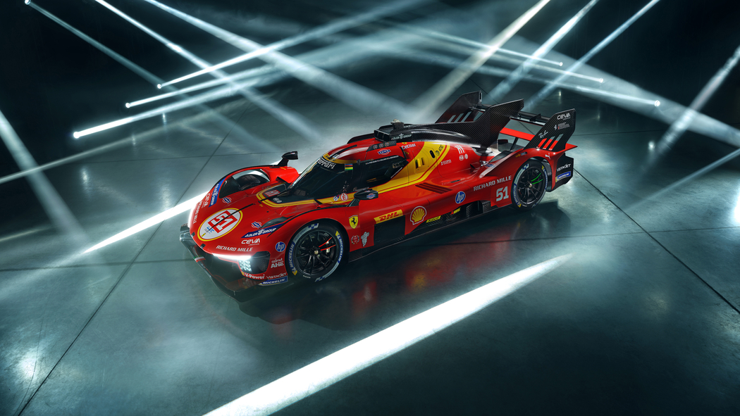 法拉利499P 4K高清汽车壁纸3840x2160免费下载