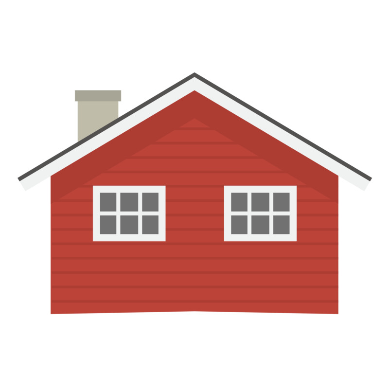 卡通矢量房子高清PNG透明免扣设计素材免费下载