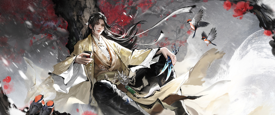 永劫无间李寻欢3440x1440带鱼屏4K高清游戏壁纸免费下载