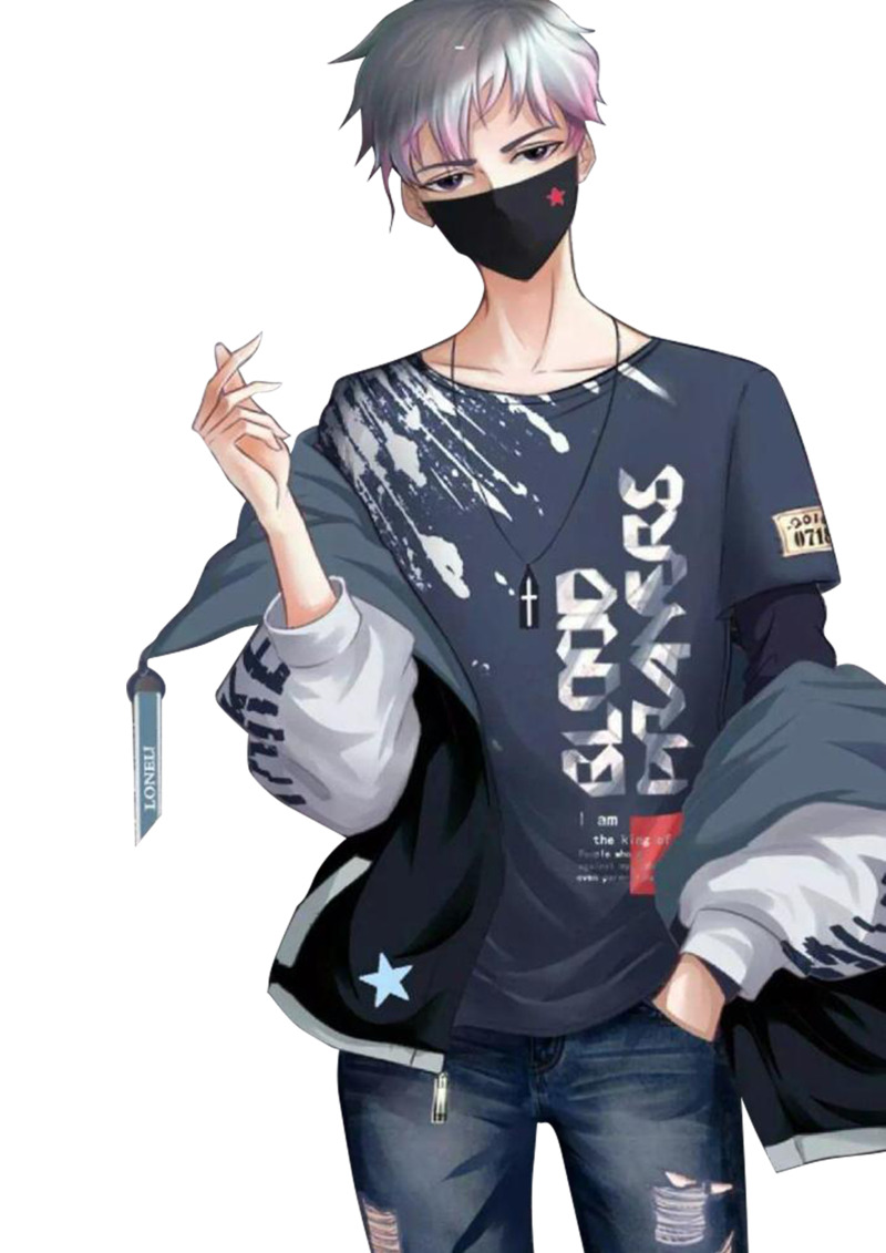 帅气动漫男生高清PNG透明免扣设计素材免费下载