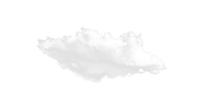 白云飘飘高清PNG透明漂浮元素设计素材免费下载