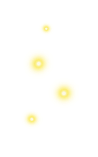 漂浮黄色亮点高清PNG透明漂浮元素设计素材免费下载