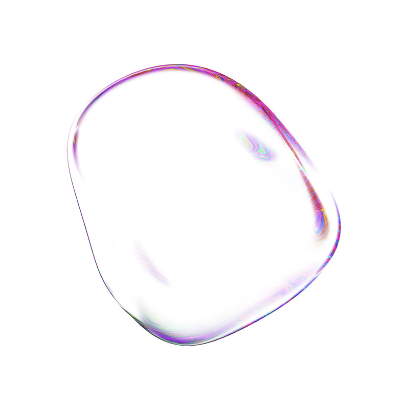 彩色透明PNG气泡高清漂浮元素设计素材免费下载