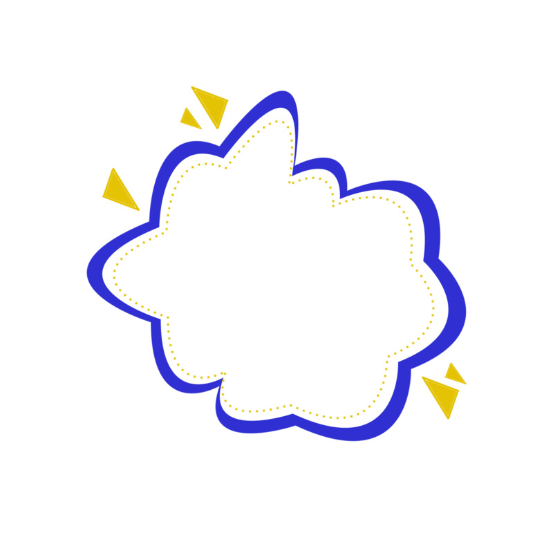 卡通白云边框对话框高清透明漂浮元素设计素材免费下载