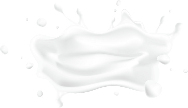 牛奶漂浮水花四溅高清PNG透明图片设计素材免费下载