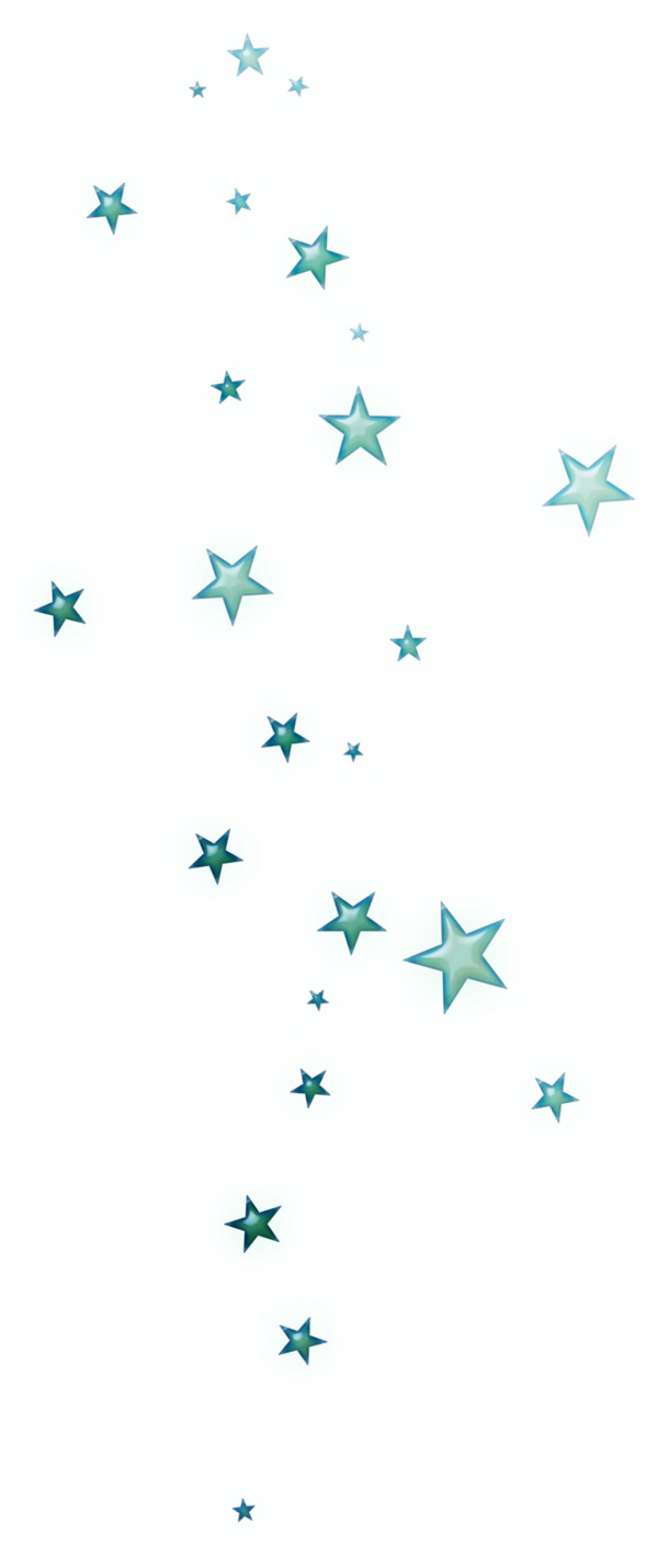 绿色星星高清PNG透明漂浮元素设计素材免费下载
