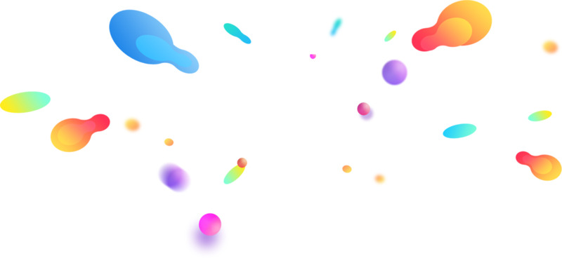 创意合成渐变效果高清PNG透明漂浮元素设计素材免费下载