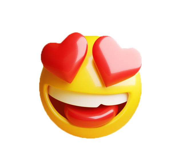 3D黄色表情高清PNG透明漂浮元素设计素材免费下载